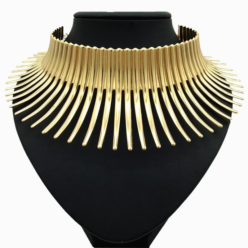 Exaggerated Metal Choker