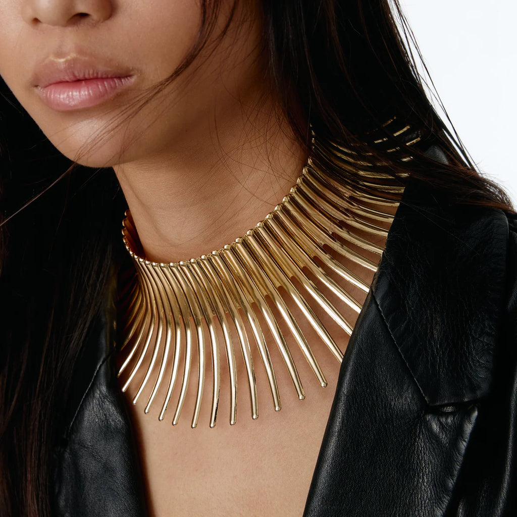 Exaggerated Metal Choker