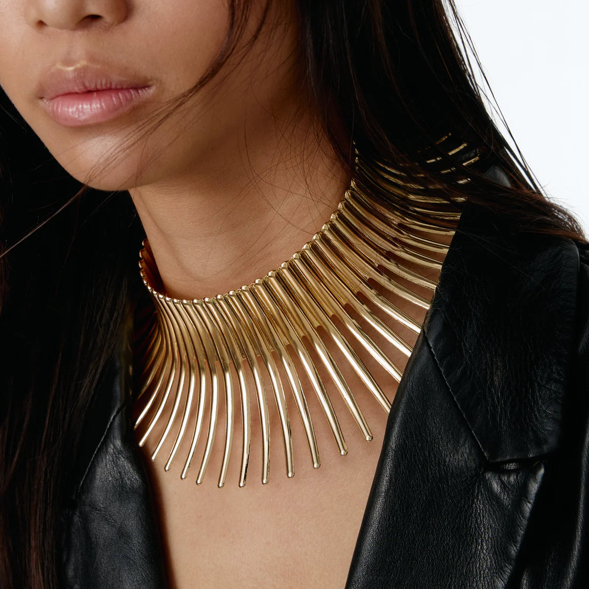 Exaggerated Metal Choker