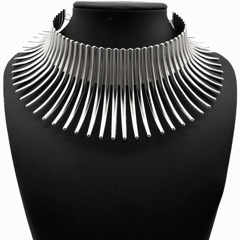 Exaggerated Metal Choker